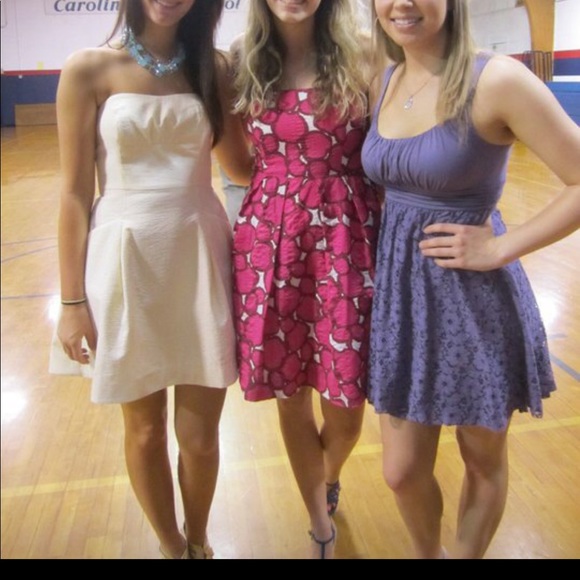 Lilly Pulitzer Seersucker Strapless Dress - Picture 4 of 4